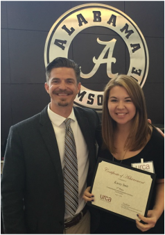 Dr. Griffin and undergraduate researcher Kacey Smit