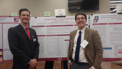 Dr. Griffin and Emerging Scholar researcher Clayton Gotberg